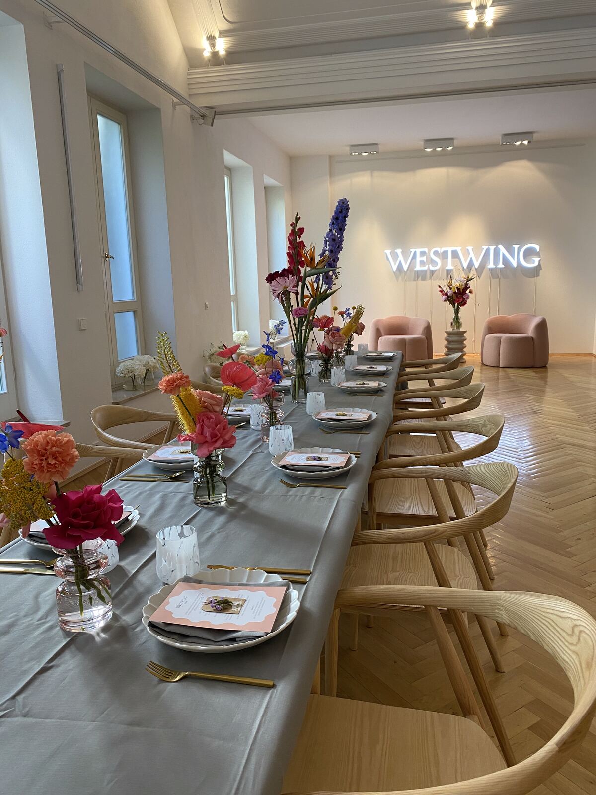 Gedeckte Tafel beim Westwing Event